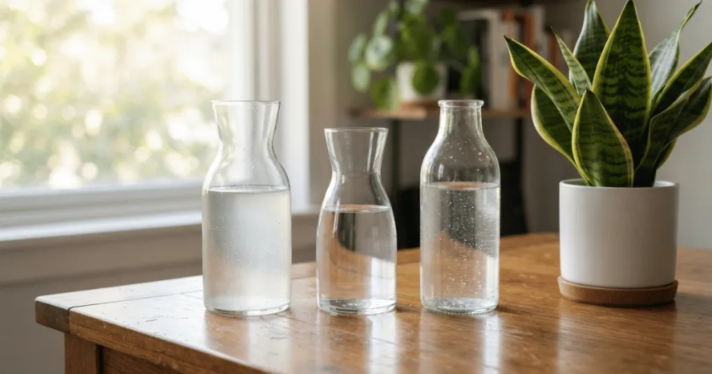 Tap vs distilled vs rainwater for office plants