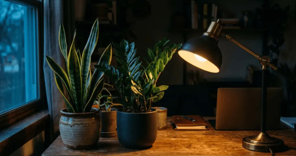 best office plants for low sunlight