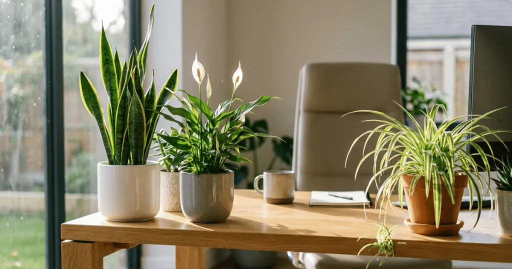 best office plants for reducing pollutants