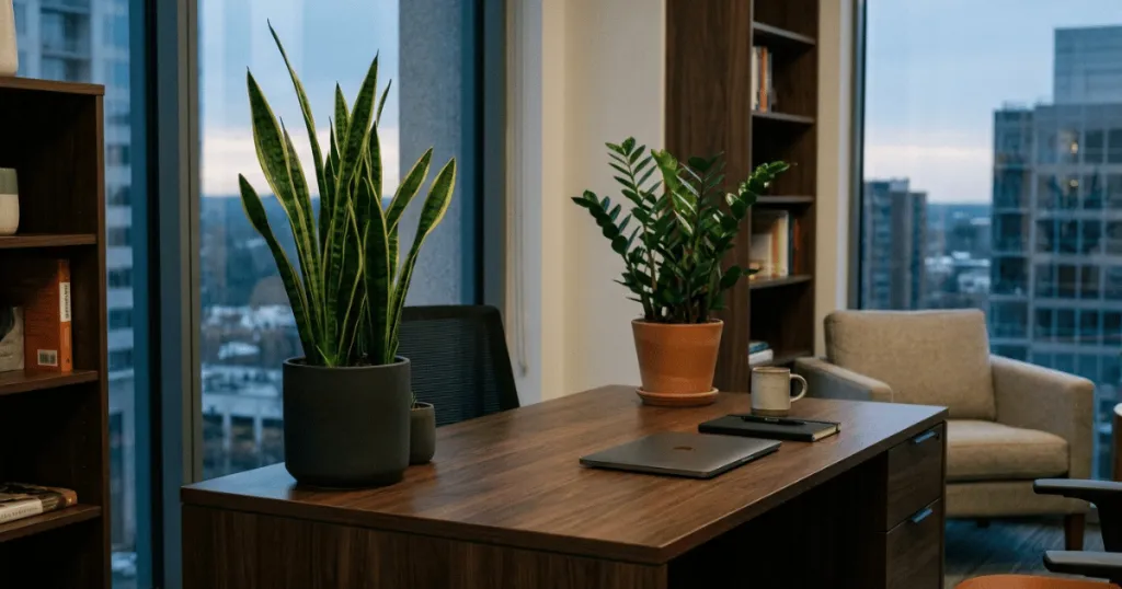 Best Plants for a Dark Office