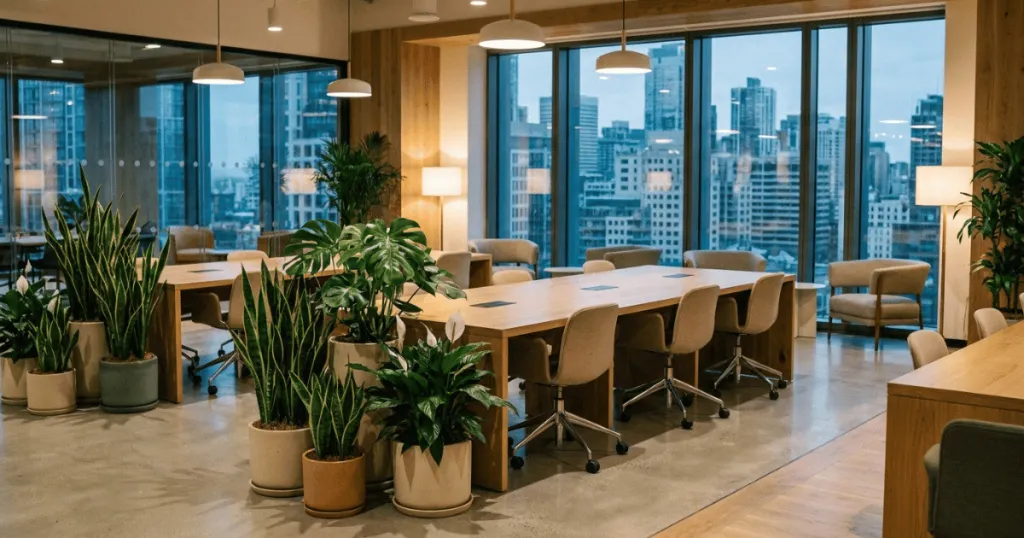best plants for office with a lot of people