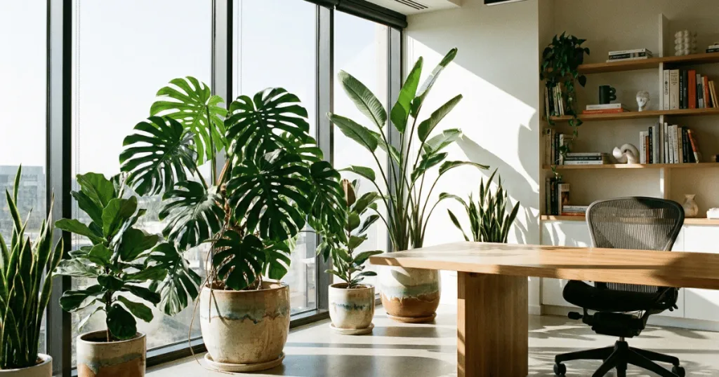 best plants for office with natural light