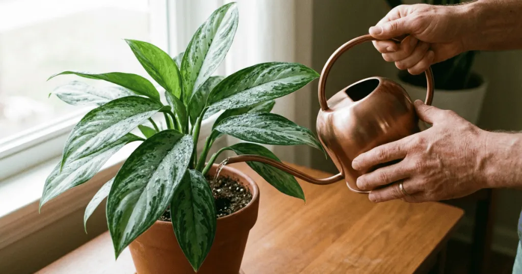 Chinese evergreen aglaonema plant care